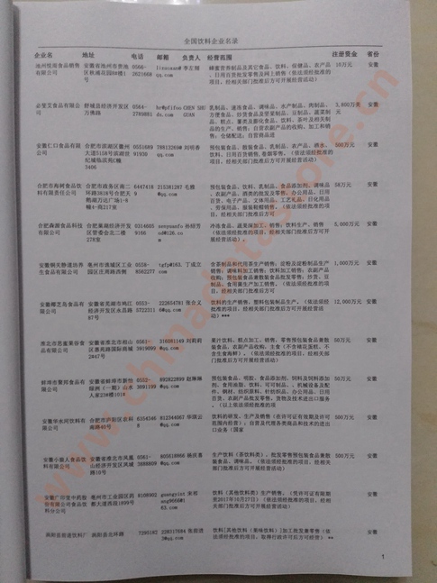 中國飲料企業(yè)黃頁可開展精準(zhǔn)營銷<div   id=